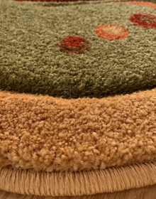 Синтетичний килим Frize Vrezanny 7141A  L.GREEN  - высокое качество по лучшей цене в Украине.